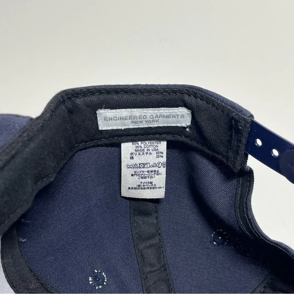 Engineered Garments New York Snapback Hat Embroidered Logo Made In USA - Picture 2 of 5
